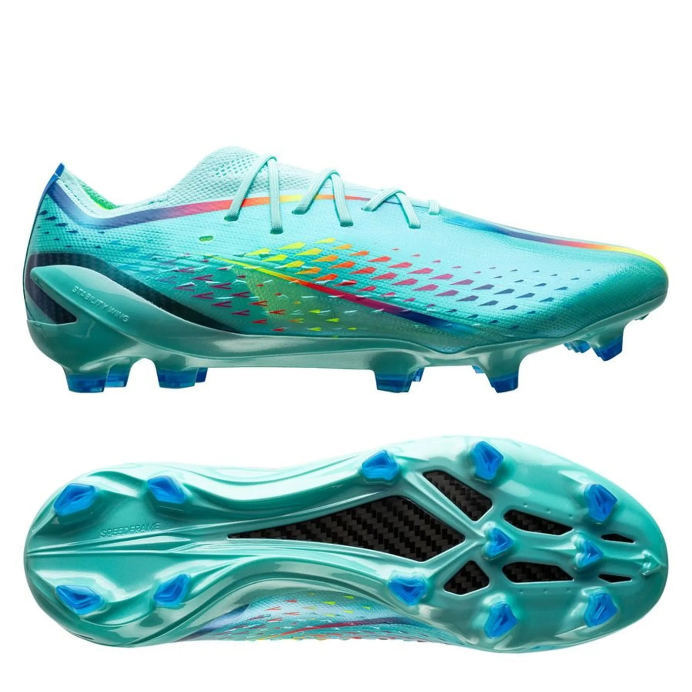 ADIDAS X SPEEDPORTAL .1 FG AL RIHLA - TURQUOISE/RED/BLUE