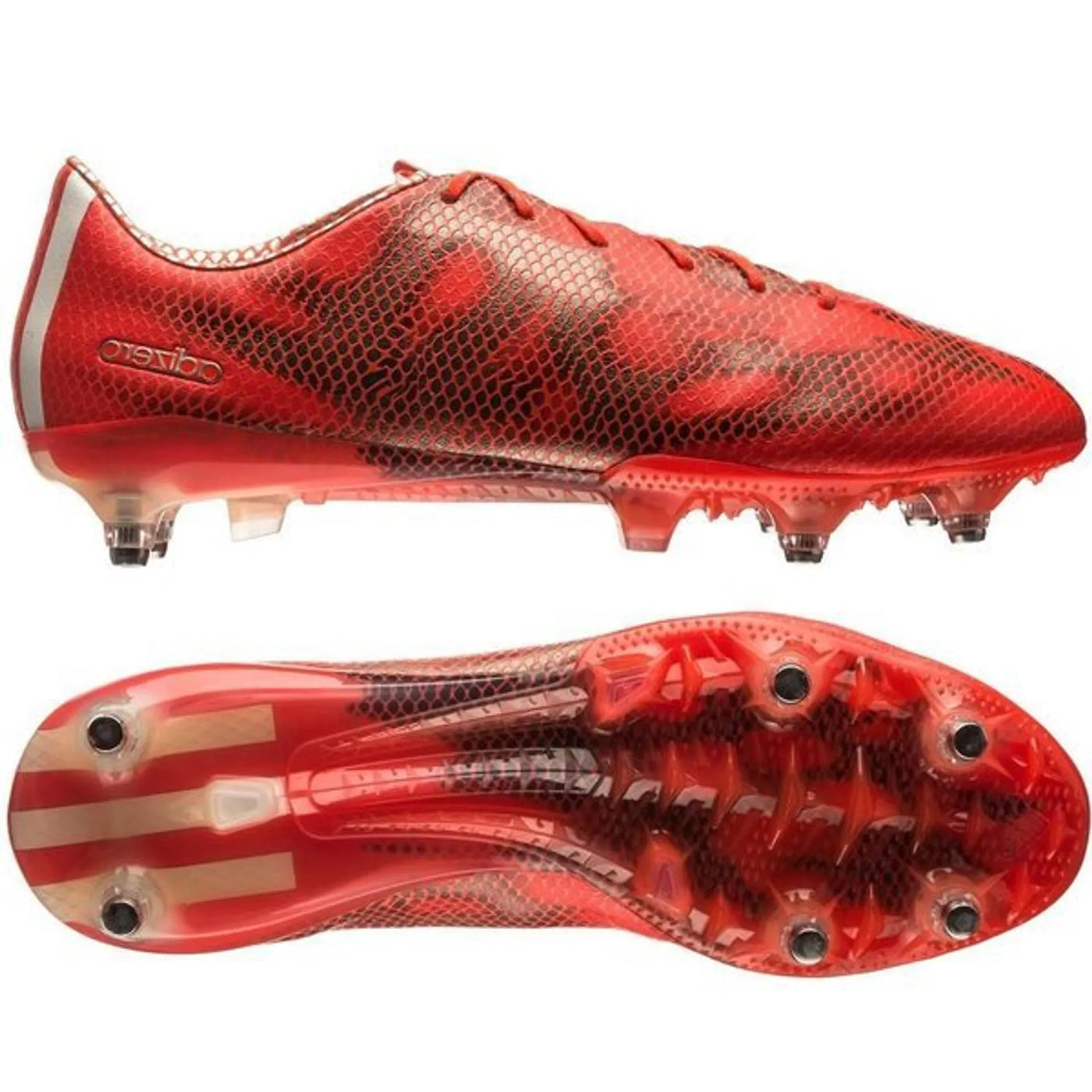 ADIDAS F50 ADIZERO SG - RED/WHITE/BLACK