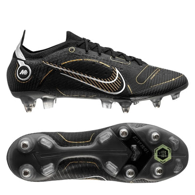 NIKE MERCURIAL VAPOR 14 ELITE SG-PRO ANTI-CLOG SHADOW - BLACK/GOLD/SILVER