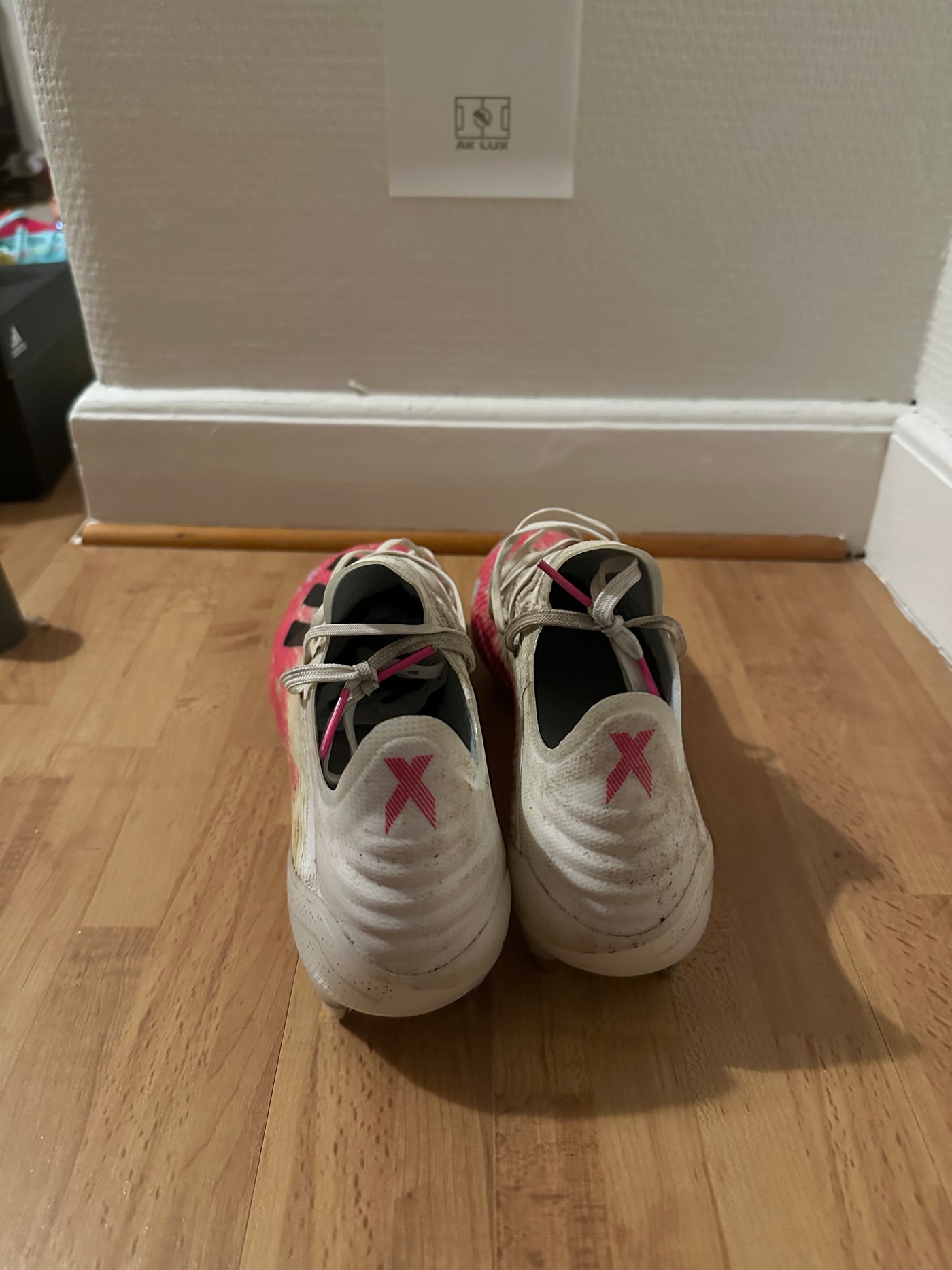 ADIDAS X 19.1 SG - WHITE/CORE BLACK/PINK