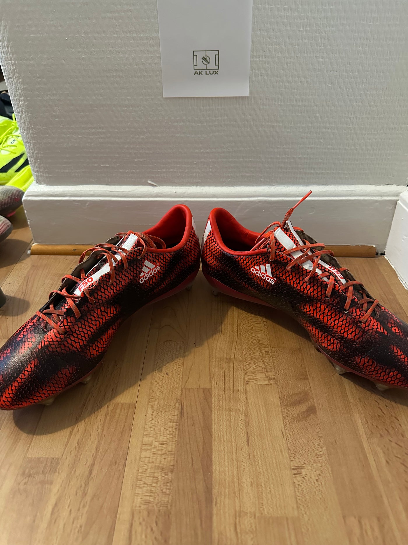 ADIDAS F50 ADIZERO SG - RED/WHITE/BLACK
