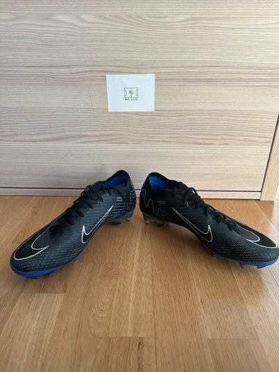 NIKE AIR ZOOM MERCURIAL VAPOR 15 ELITE SG-PRO ANTI-CLOG SHADOW - BLACK/CHROME/BLUE