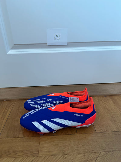 ADIDAS PREDATOR ELITE LACELESS FG ADVANCEMENT - LUCID BLUE/WHITE/RED