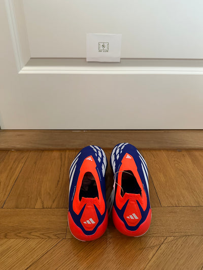 ADIDAS PREDATOR ELITE LACELESS FG ADVANCEMENT - LUCID BLUE/WHITE/RED