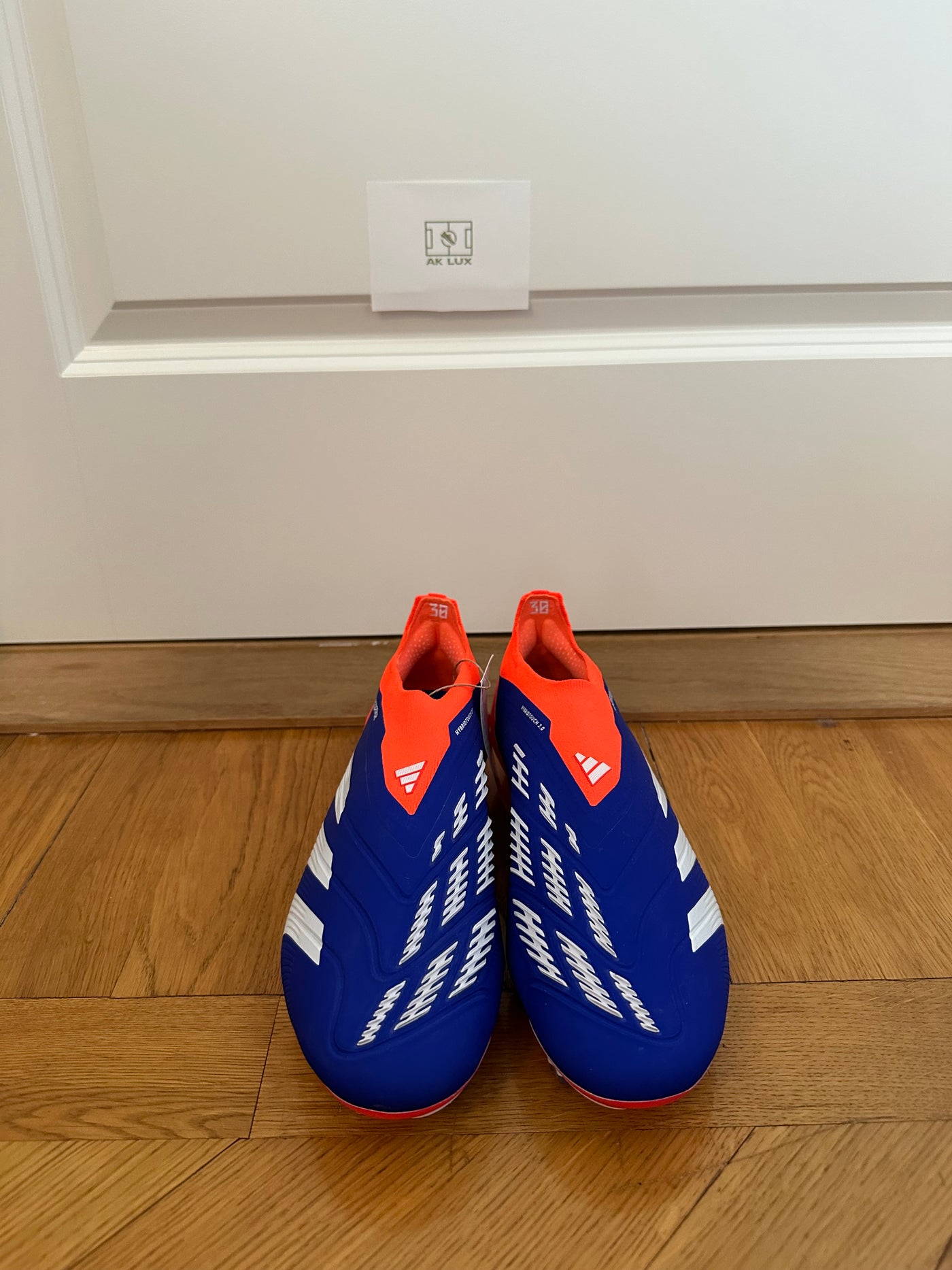 ADIDAS PREDATOR ELITE LACELESS FG ADVANCEMENT - LUCID BLUE/WHITE/RED