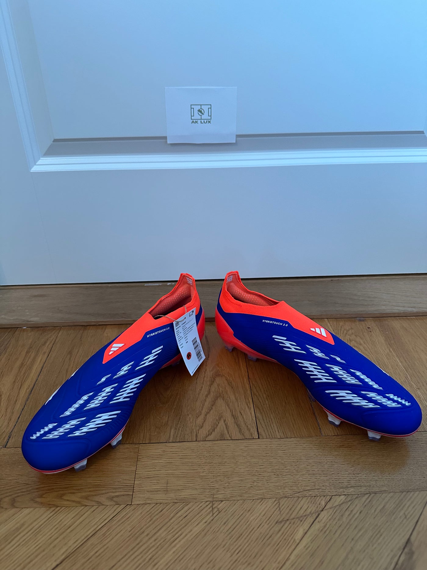 ADIDAS PREDATOR ELITE LACELESS FG ADVANCEMENT - LUCID BLUE/WHITE/RED