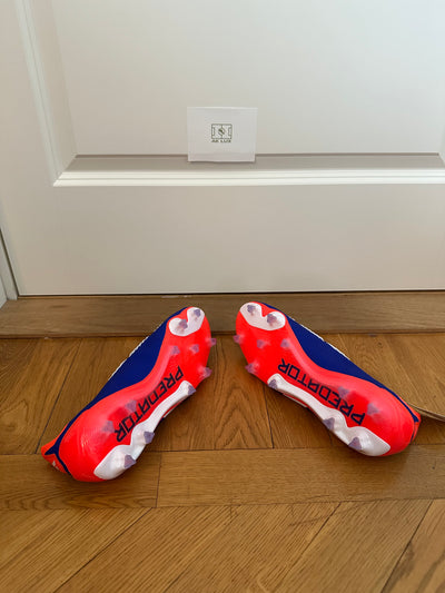 ADIDAS PREDATOR ELITE LACELESS FG ADVANCEMENT - LUCID BLUE/WHITE/RED