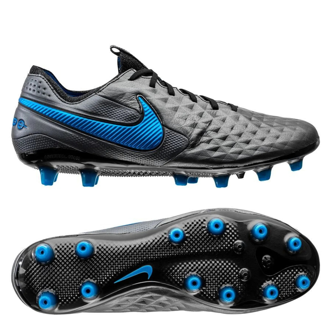 NIKE TIEMPO LEGEND 8 ELITE AG-PRO UNDER THE RADAR - BLACK/BLUE